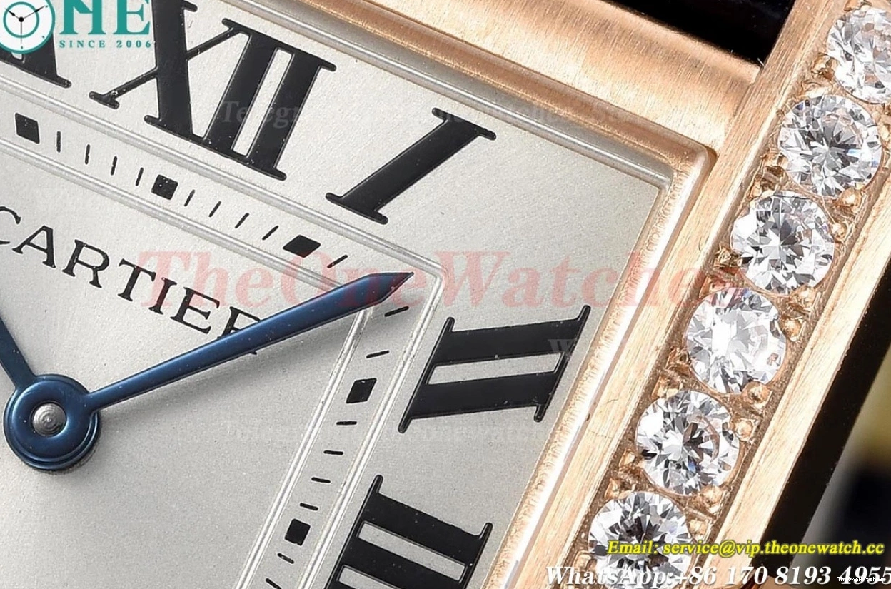 Quartz Silver Dial RG 8848F Française LE Blue Tank 27mm Dia 0302